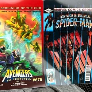 Spiderman / Avengers Marvel Legacy Homage Variant Poster 2021